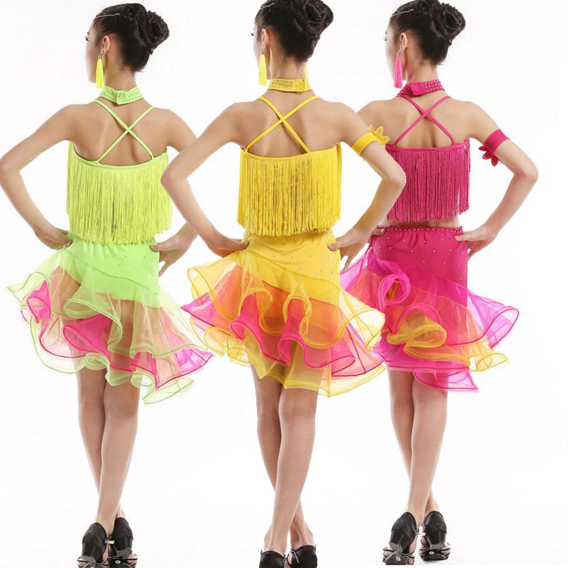 Girl's Latin Freedance Costumes
