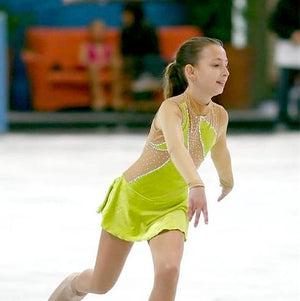 Girls Graceful Competition Freestyle Skating Dress