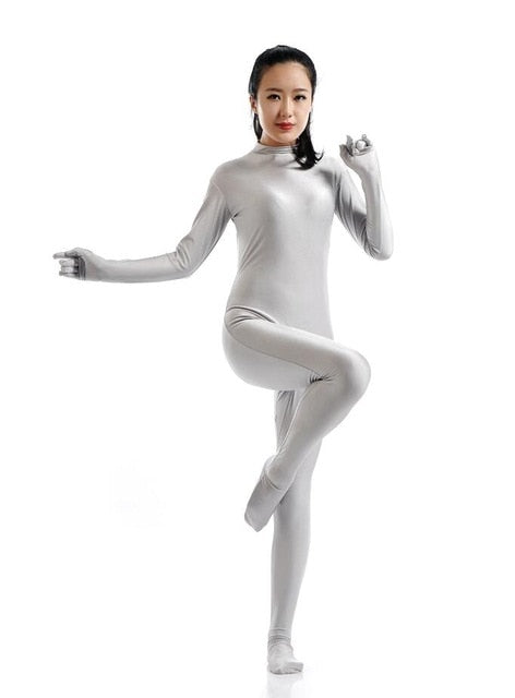 swh006) White Spandex Zentai Full Body Skin Tight Jumpsuit Zentai Suit  Bodysuit Costume For Women/men Unitard Lycra Dancewear - Zentai - AliExpress